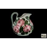 Wemyss Rose Decorated Water Jug, impressed and marked to base. Height 9".