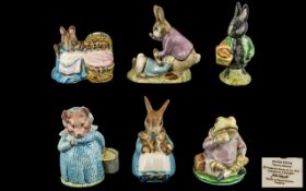 Beswick - Beatrix Potter Collection of Figures ( 6 ) In Total.