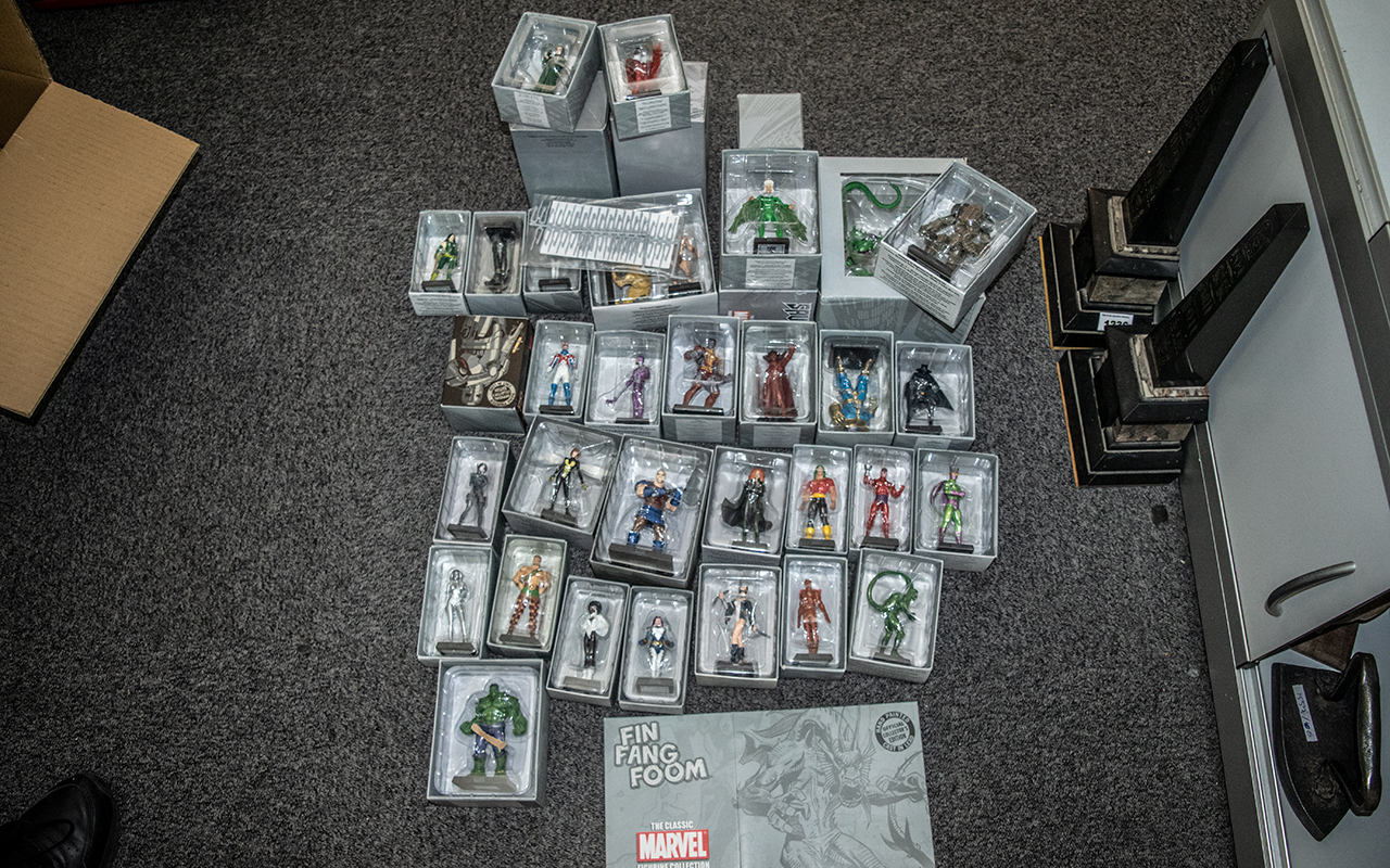 Large Collection of Marvel Eaglemoss Figures ( For Collectors ) All Boxed and In As New Condition.