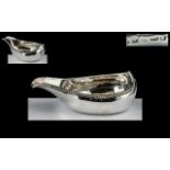 George III - Children's Sterling Silver Pap Bowl with Beaded Border.