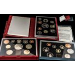 Collection of Royal Mint Proof Box Sets comprising 1999 Deluxe Proof Set,