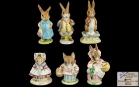 Beswick - Beatrix Potter Collection of Figures ( 6 ) In Total.
