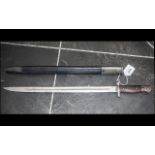 A British 1907 Pattern Bayonet & Scabbard.