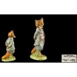 Beswick Beatrix Potter Figure ' Foxy Whiskered Gentleman ' Gold Stamp BP1A.