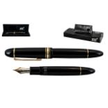 Mont Blanc 4810 Fountain Pen with 14ct Gold Nib, Marked 585.