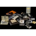 A Collection of Cigarette Lighters, approximately 30, makes to include Ronson, Win, Streamline,