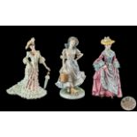 Collection of Three Porcelain Figures,