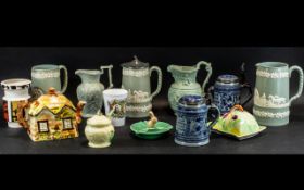 Collection of Porcelain & Pottery compri