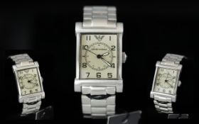 Emporio Armani Ladies Silver Tone Stainl