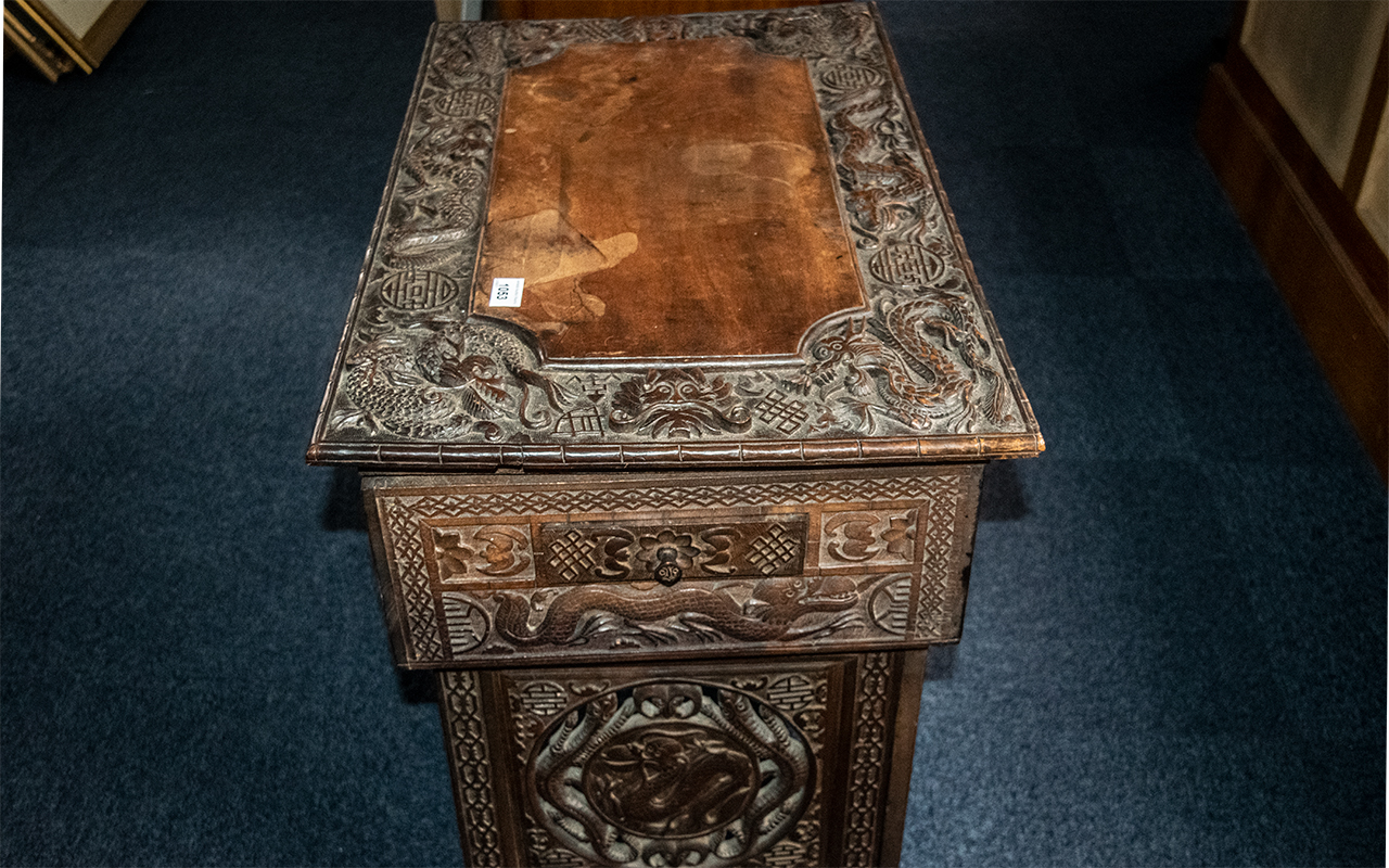 Antique Chinese Desk, a 19th century Chi - Image 3 of 5