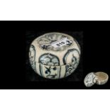 An Antique Chinese Lidded Box, with unde