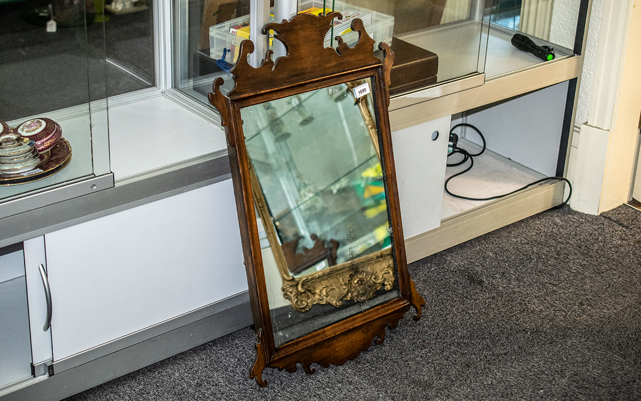 Antique Mahogany Mirror, the lovely fram