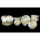 Royal Standard Bone China Tea Set, compr