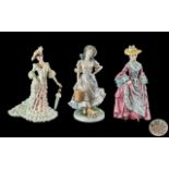 Collection of Three Porcelain Figures, t