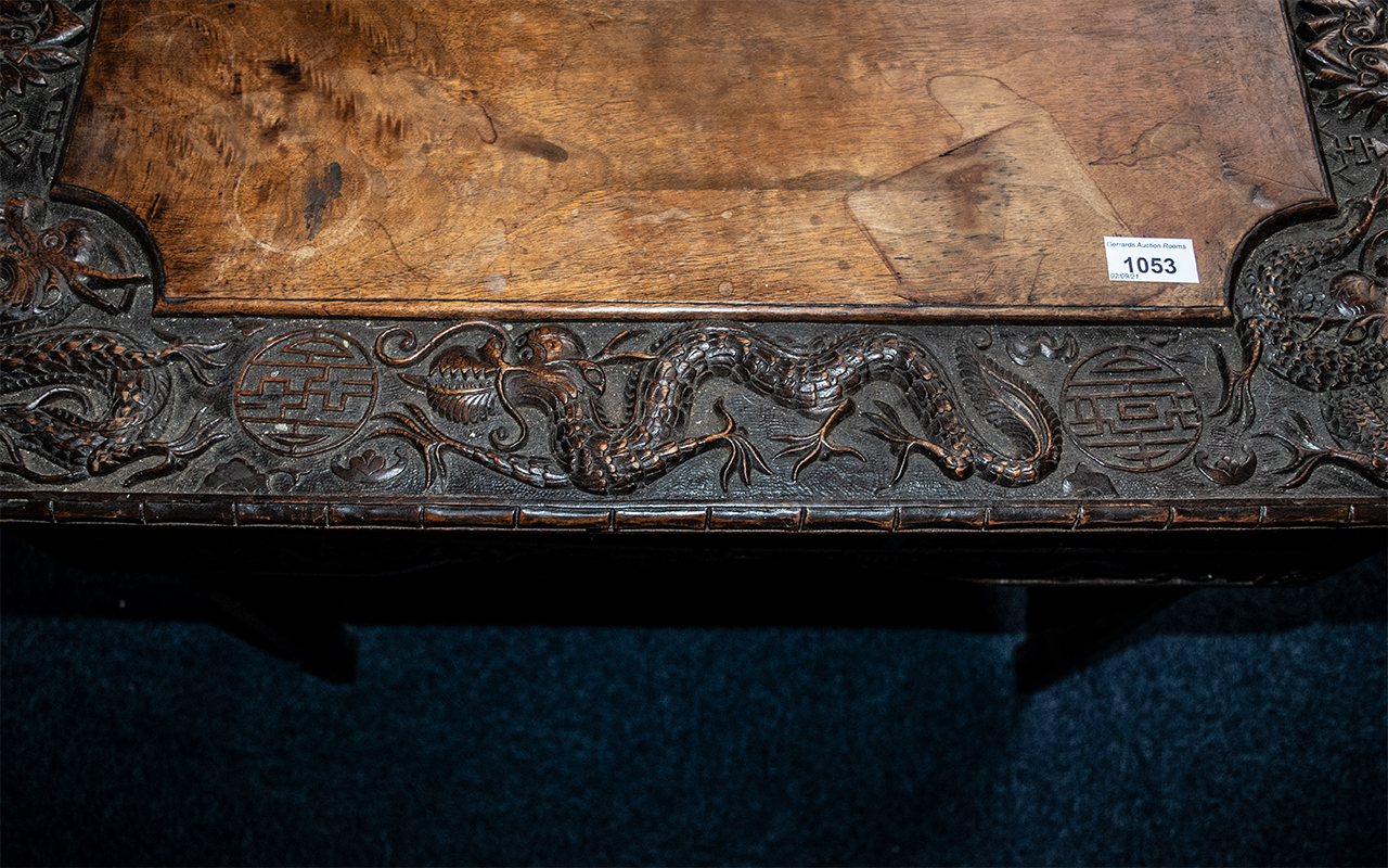 Antique Chinese Desk, a 19th century Chi - Image 4 of 5
