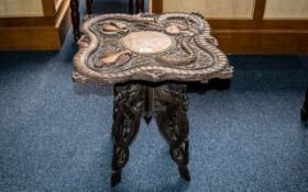 19th Century Chinese Table, highly decor