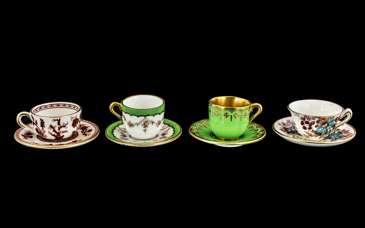 Antique Miniature Cup and Saucers.