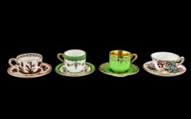 Antique Miniature Cup and Saucers.