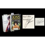 Joan Collins Interest - Two Signed Books by Joan Collins,