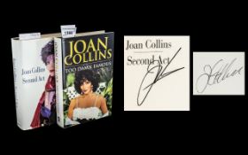 Joan Collins Interest - Two Signed Books by Joan Collins,