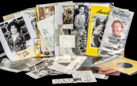 Music Autographs - Large Collection of pop, jazz, etc.