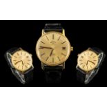 Rotary - Gents Gold Tone Automatic 21 Jewel Date-Just Incabloc Wrist Watch with Champagne Dial,