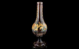 Antique Hand Painted Vase, Victorian Hand Painted Vase, Highly Decorated Throughout.