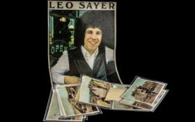 Leo Sayer Programme 1974, with theatre ticket, together with 12 vintage post cards of Cleveleys,