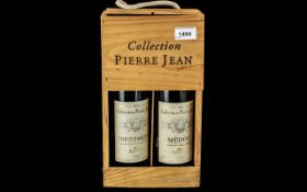 Collection Pierre Jean ( Saint Emilion 2004 and Medoc 2003 ) Boxed.