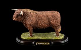 Best of Breed Limited Edition Highland Bull length 12 inches.