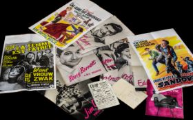 Original Posters, including 1950's pop stars including Alma Cogan, Eddie Cochran, Jim Dale,