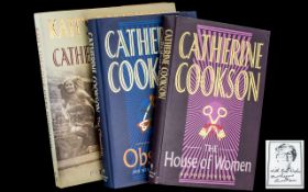 Signed Catherine Cookson Book ' The House of Women', signed, together with two other Cookson books,