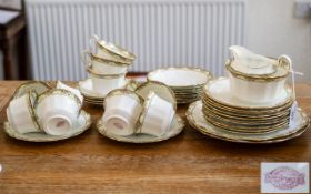 Tea Service by Alfred Pearce & Co of London, comprising eleven tea cups,