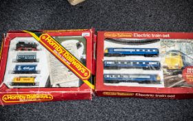 Two Hornby 00 Gauge Train Sets, to include R.538 Blue Pullman Set, and one other.