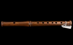 Ralph Sweet Turned Rosewood Fife, in D, numbered 1803.