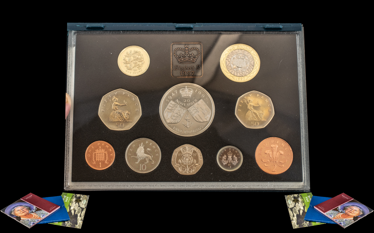 Collection of Royal Mint Set ( 4 ) Sets In Total. 1997 Proof Coin Set etc.