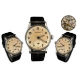 International Watch Company Gents - Steel Cased Mechanical Wrist Watch.
