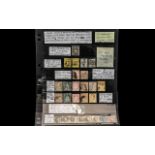 Stamps Interest Swiss and Belgium collection of early imperfs x 27 from 1849 to 1861,