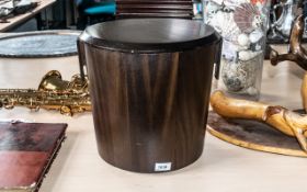 A Mid Century Teak Scandinavian Waste Bin, in the form of a milk churn.