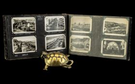 1940's Interest Photo Album containing black and white images of Beirut, Jerusalem, Tel-Aviv, Cairo,