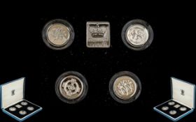 Royal Mint Proof Set 1994 - 1997, solid silver set, in presentation box