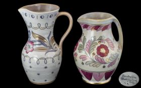 Bursley Ware Charlotte Rhead Hand Painted 1930's Styalished Jug ( Lustre ) Pattern No T296.