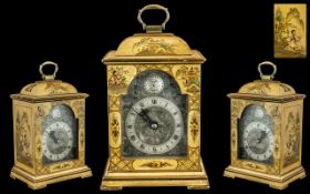 A Fine Quality Miniature English Bracket Clock of typical form,