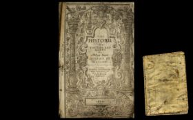 Rare 1624 Book - The History of The Life