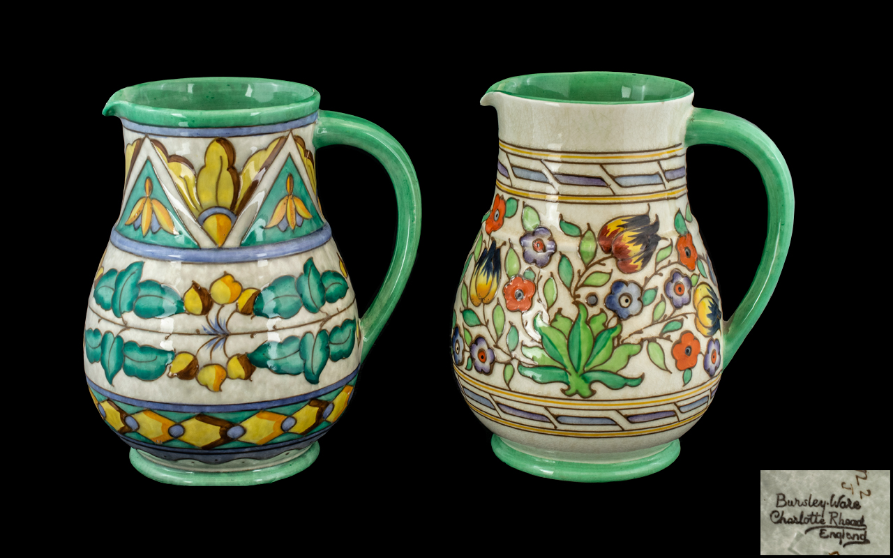 Bursley Ware Charlotte Rhead Hand Painte