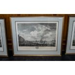 Set of Four Large French Framed Coloured