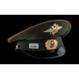 Russian Military Peak Cap, in excellent