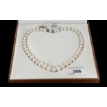 Fine Set of Cultured Pearls of Consisten