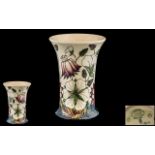 Moorcroft Modern Tubelined Vase ' Brambl