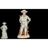 A German Bisque Figure, of a dandy. Hei